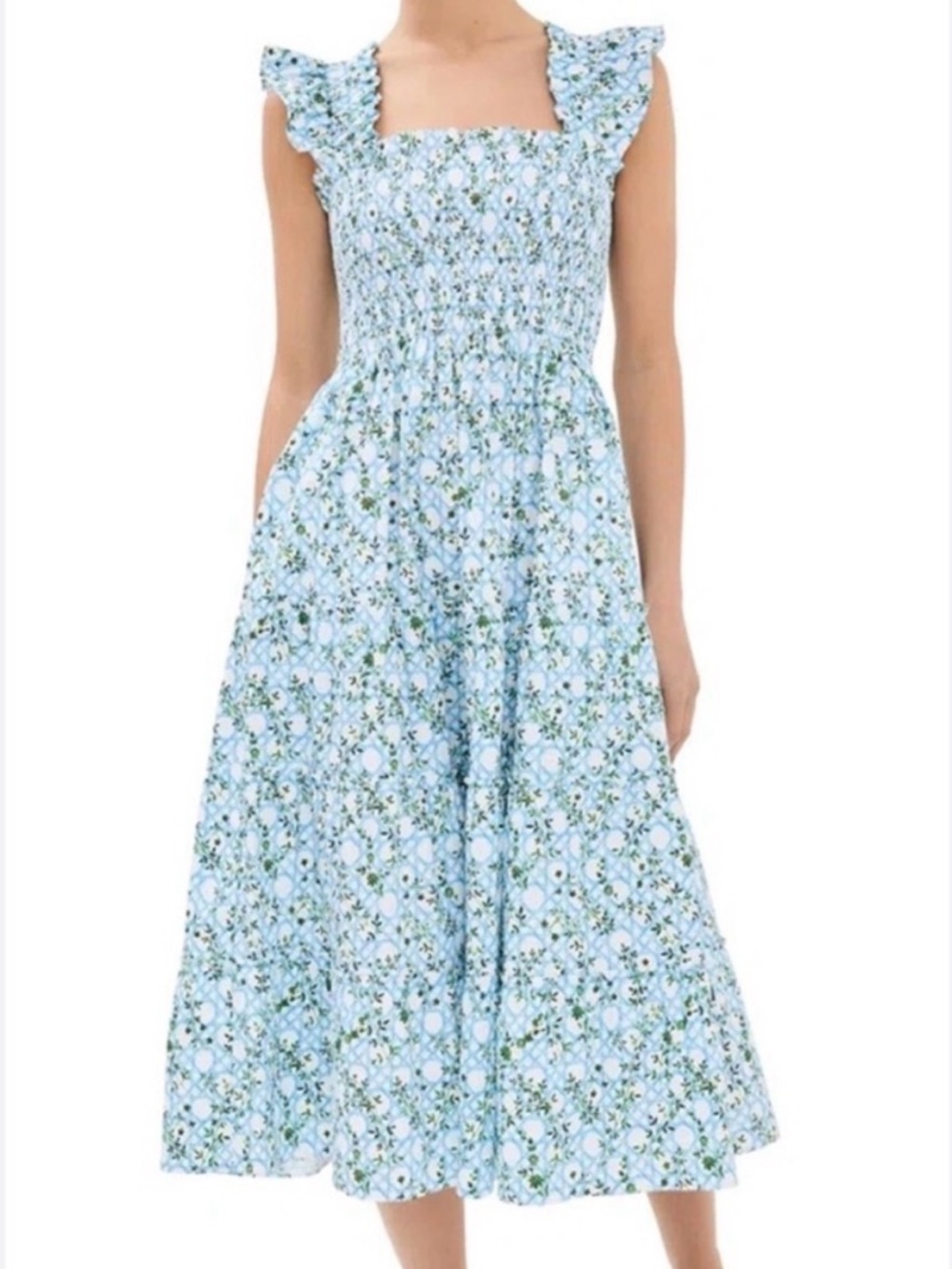 Hill House Ellie Nap Dress in Blue Floral